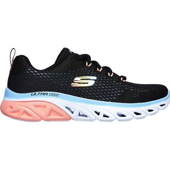 Salón Nota hermosa Skechers Negro Zapatos Rosa Air Memory Foam Mujer Glide Step - Etsy México