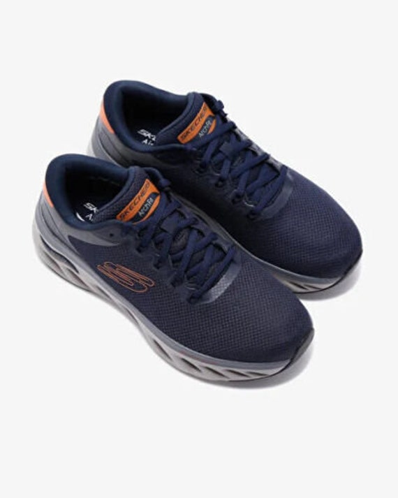 Skechers Arch Fit Step Extra Navy Shoes Men Mesh - Etsy