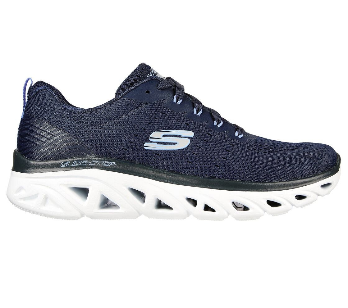 Skechers Navy Zapatos de deslizamiento Air Memory Foam Mesh Skechers Navy Zapatos de deslizamiento Air Memory Foam Mesh