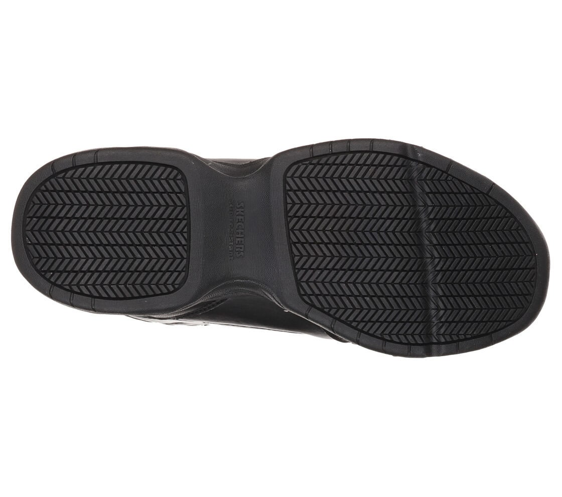 Weeger Women's Perforated Leather Work Clogs - Black, Size 7.5, ESD Safe
