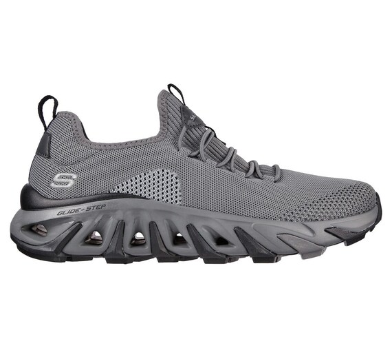 Skechers Glide Step Dark Gray Shoe Men 