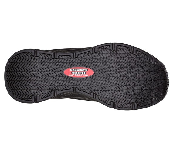 Skechers Men's Black Memory Foam Slip Resistant - Etsy