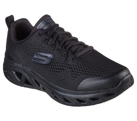 Buy Skechers Work Glide Step Men Black Shoes Memory Foam Slip Online in  India - Etsy