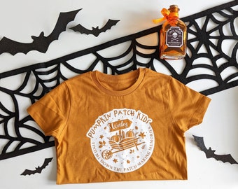 Personalised pumpkin patch kids – organic kids t-shirt