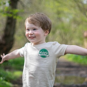 I belong to the Forest Personalised organic Kids T-shirt image 4