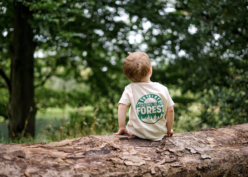 I belong to the Forest Personalised organic Kids T-shirt image 1