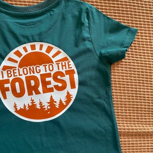 I belong to the Forest Personalised organic Kids T-shirt image 7