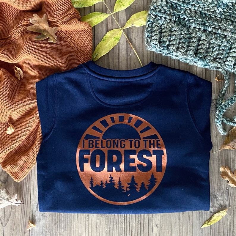 I belong to the Forest Personalised organic Kids T-shirt image 6