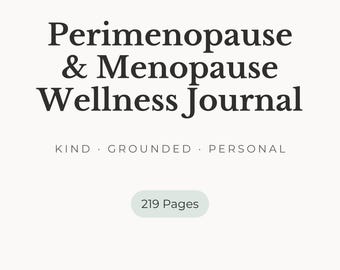 Perimenopause and Menopause Wellness Journal | Kindle Scribe & Kobo Libra Color