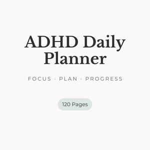 ADHD Digital Planner | For Tablets, Kindle Scribe, Kobo Libra