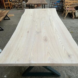 White Dining Table, Solid Wood Dining Table, Kitchen Table, Wooden