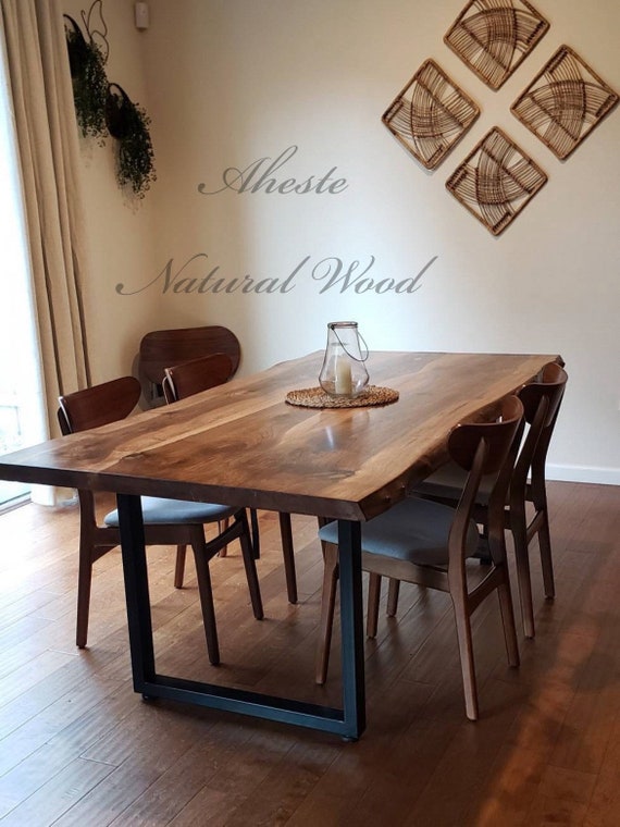 Etsy walnut cheap dining table