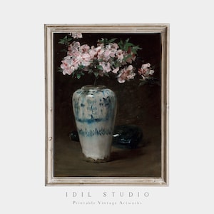 Flower Vintage Painting | Rustic Botanical Still Life Wall Art PRINTABLE | 114