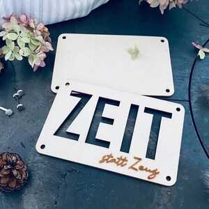 Holzkarte und Geldgeschenke zur Zeit statt Zeug, Originelles Geschenk für Hochzeiten, Geburtstage, Happy Birthday, nichts gewünscht