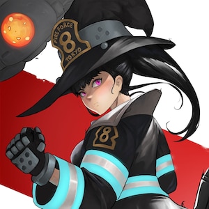 Anime Fire Force Shinra Kusakabe Cosplay Hat Headwear Fire Force Helmet