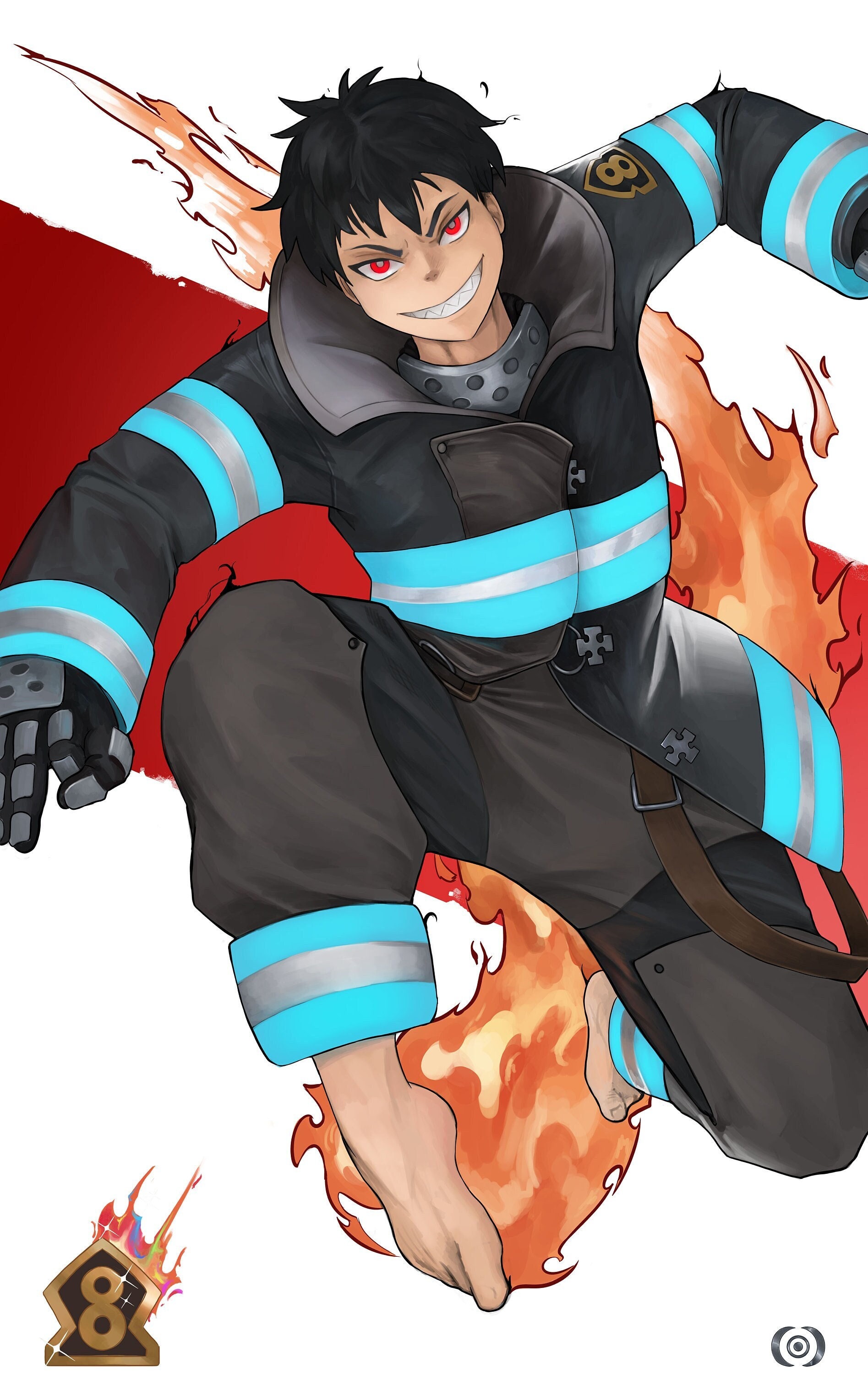 Iphone Cases Fire Force Anime, Fire Force Shinra Sho