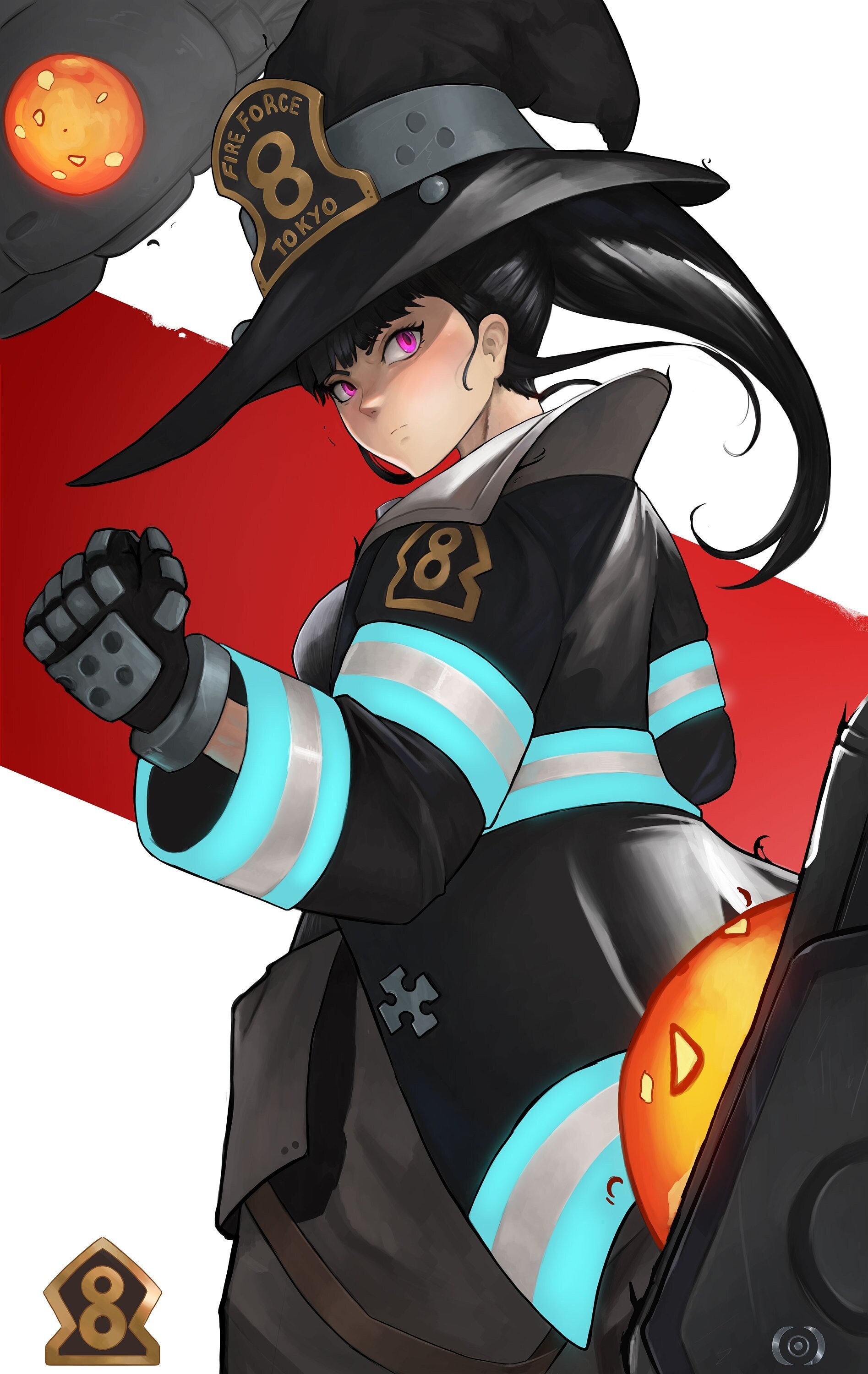 Anime Fire Force Maki Oze Fire Suit Cosplay Costume for Sale – Cosplay Clans