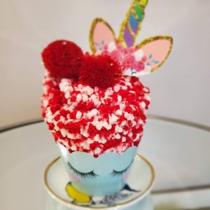 Stocking stuffer, warm fuzzy socks, party favours, unicorn socks, gift for her, fun presents, cupcake socks, birthday gift, Christmas gifts