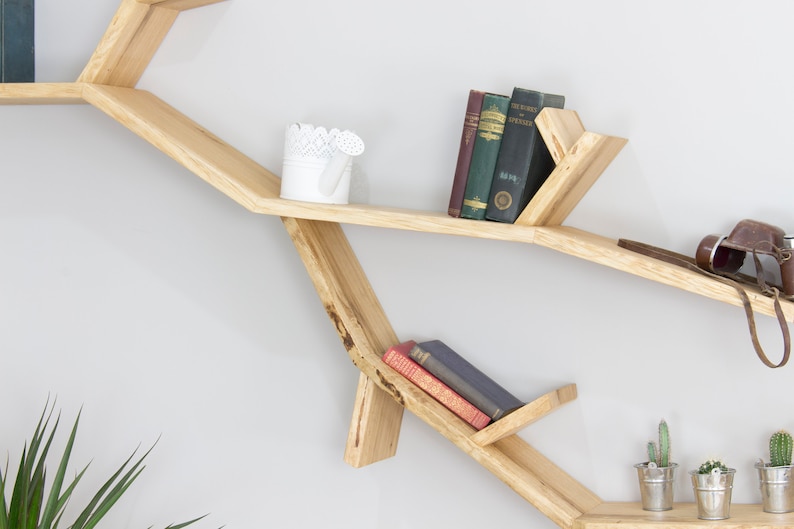 Tree Shelf Branch Shelf Bookshelf Tree Bookcase Tree Etsy