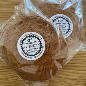 Gluten Free Brown Butter Chocolate Chip Cookies 4 cookies