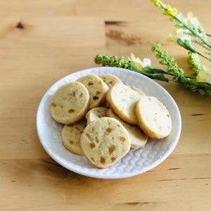 Gluten Free Ginger Lemon Coin Cookies