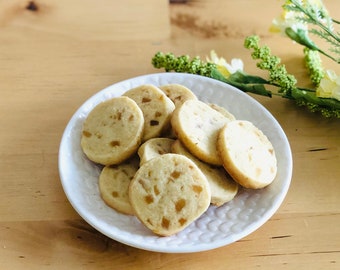 Gluten Free Ginger Lemon Coin Cookies