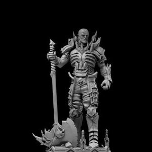 Vampire Warrior Knight . Vlad. Dracula.  D&D, RPG, Pathfinder, Resin Miniature,