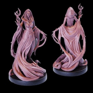Female ghost. Wraith. Undead. D&D, RPG, Pathfinder, Resin Miniature, Figurine
