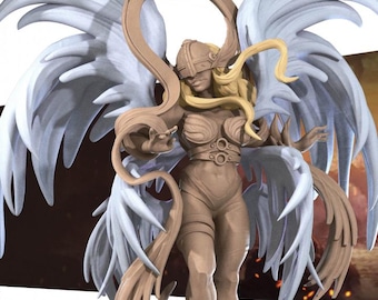 Celestial Fallen Angel. Seraphim, Archangel D&D, RPG, Lord of the print, Pathfinder, Resin Miniature, Fantasy