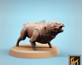 Demon dog pet. Lord of the print, Fantasy, Tabletop, Miniature, DnD, Pathfinder