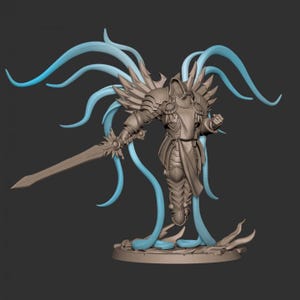 Celestial Fallen Angel. Seraphim, Archangel Avatar D&D, RPG, Lord of the print, Pathfinder, Resin Miniature, Fantasy