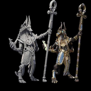Egyptian gods.Anubis. Seth.Thoth D&D, RPG, Pathfinder, Resin Miniature, Dnd.Fantasy figurine