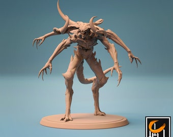 Horned demon army. Apocalypse. Lord of the Print. D&D, RPG, Pathfinder, Resin Miniature, Figurine