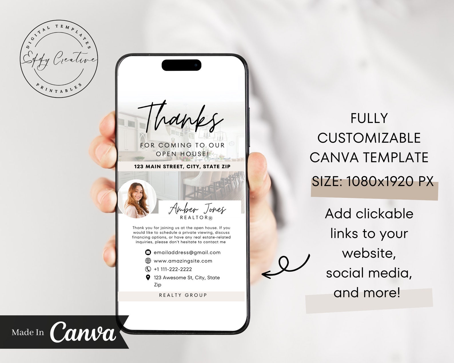 Open House Thank You Text Thank You for Coming to My Open Etsy