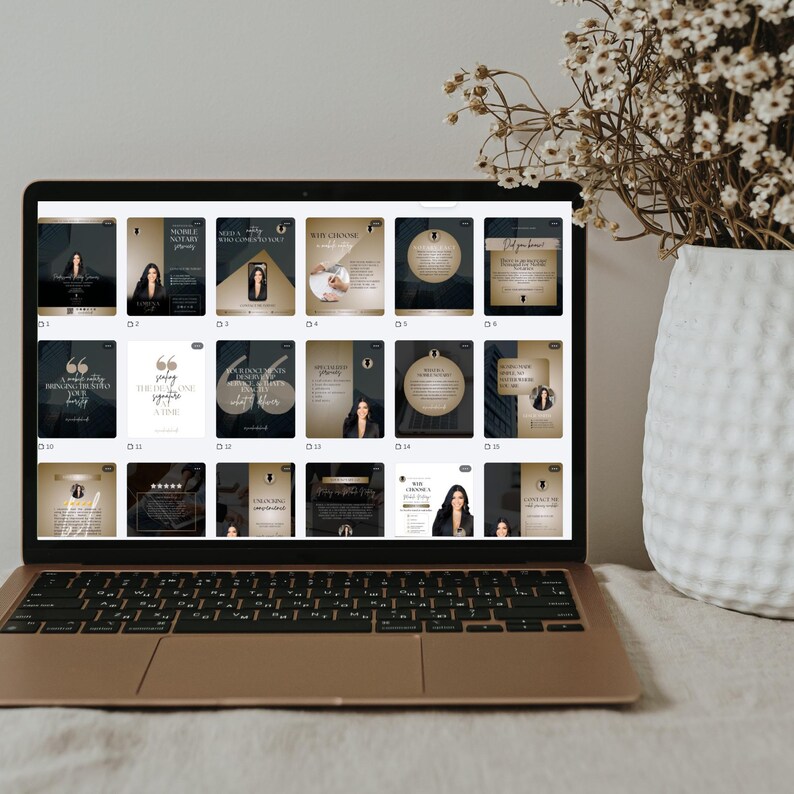 Kit de redes sociales para notarios / Publicaciones e historias de Instagram para notarios móviles / Marketing para agentes de firma de préstamos imagen 7