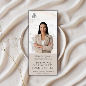 Realtor Rack Card Template: Modern Real Estate Marketing (canva ...