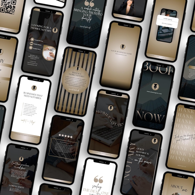 Kit de redes sociales para notarios / Publicaciones e historias de Instagram para notarios móviles / Marketing para agentes de firma de préstamos imagen 6
