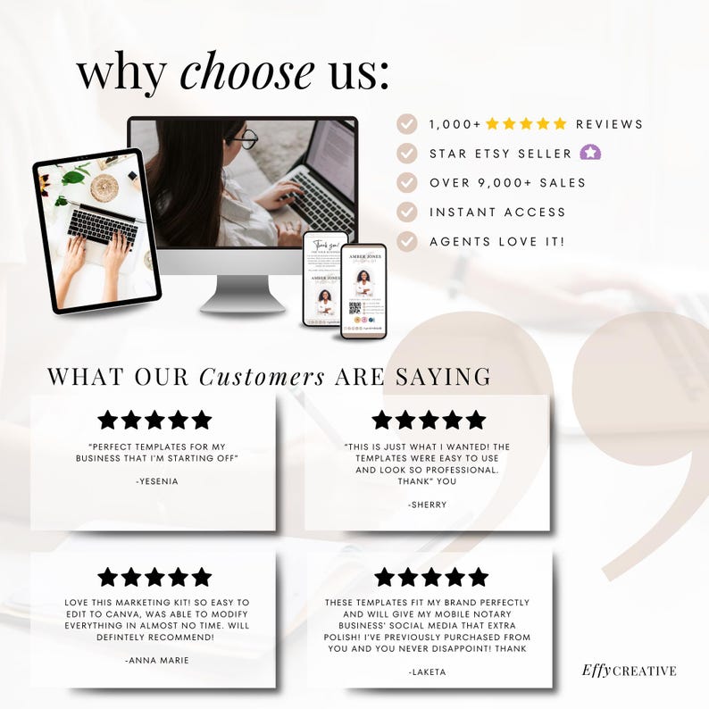Notary Marketing Starter Pack Bundle | Agent Flyer Kit | Editable Canva Templates (Digital Download) image 11