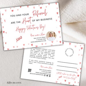 Valentines Day Grundbesitz Postkarten Makler Pop By Mailer Realtor Valentine Marketing Februar Canva Template sofort Download DIY