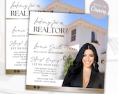 Realtor Flyer Template | Digital Real Estate Marketing (Canva DIY) Instant Download | Social media Flyer