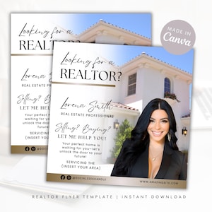 Modelo de folheto de corretor de imóveis Folheto de compra ou venda de imóveis Canva Folheto de compra de casa para impressão Folheto de corretor de imóveis Postagem imobiliária faça você mesmo