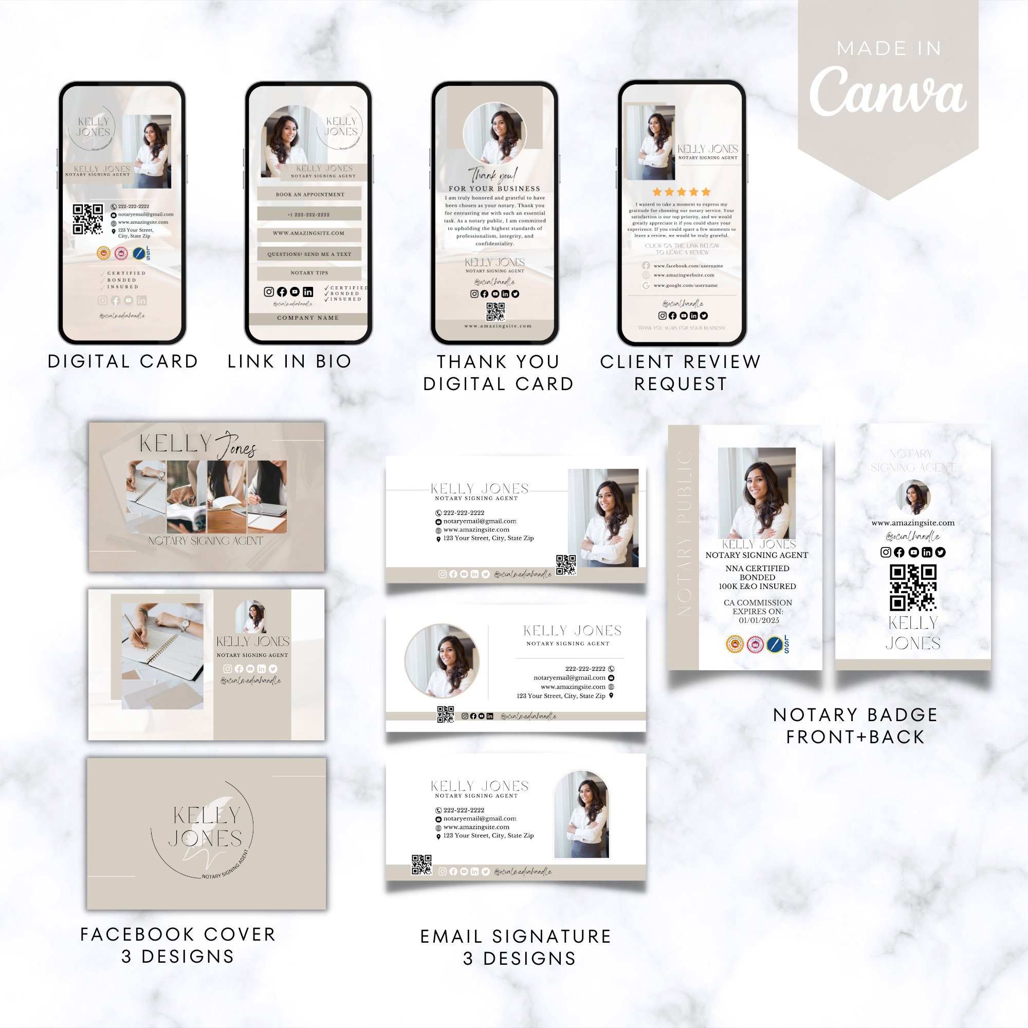 Notary Starter Kit Notary Marketing Loan Signing Agent Etsy