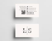 Modern Notary Business Card | Minimalist Agent Marketing | Canva Editable Template | Instant Download