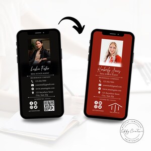Realtor Business Card Template Real Estate Textable Card Realtor