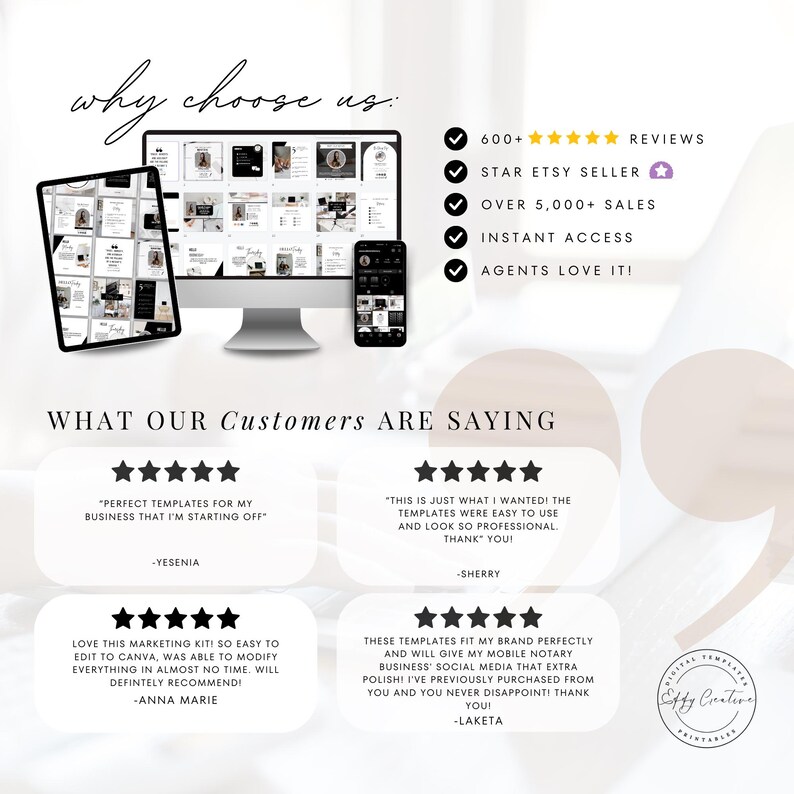 Notary Business Card and Digital Card Template Canva Bundle Editable