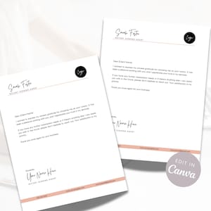 Plantilla de membrete de notario, folleto de agente de firma de préstamos, plantillas de marketing de notario, membrete comercial, plantilla de folleto de notario