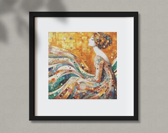 クロスステッチキット - G. クリムトの絵画「生命の樹」Riolis 0094PT