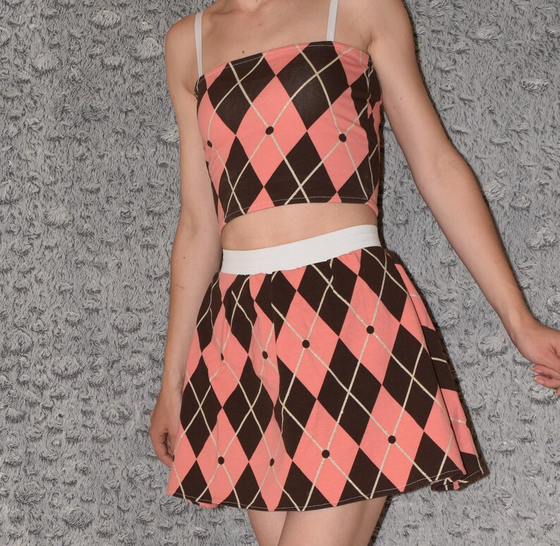 flared skirt set