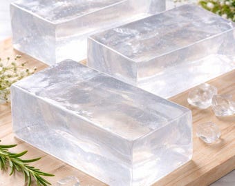 Clear / Transparent Melt and Pour Soap Base