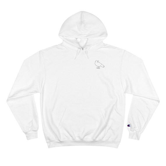 Floral Japanese Bird Unisex Champion Hoodie Hooded Sweatshirt for